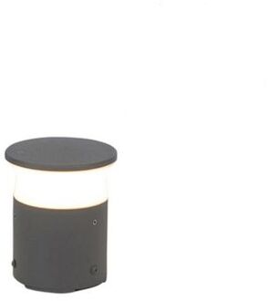 QAZQA Bar - Staande buitenlamp - 1 lichts - H 130 mm - Antraciet