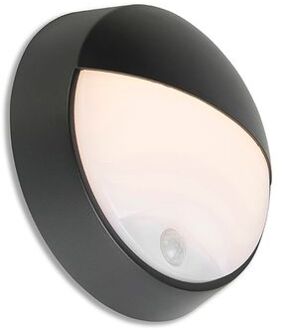 QAZQA Buitenwandlamp zwart incl. LED met bewegingssensor IP54