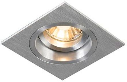 QAZQA chuck - Inbouwspot - 1 lichts - L 93 mm - Aluminium