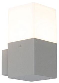 QAZQA Denmark - Wandlamp - 1 lichts - 85 mm - grijs