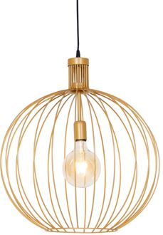 QAZQA Design hanglamp goud 50 cm - Wire Dos