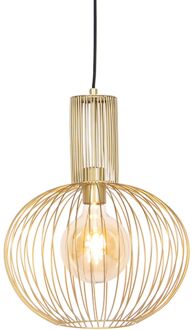 QAZQA Design hanglamp goud - Wire Bake