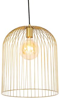 QAZQA Design hanglamp goud - Wire Knock