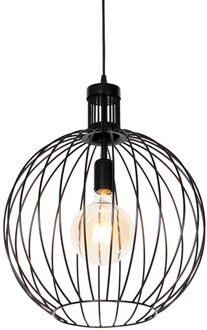 QAZQA Design hanglamp zwart 40 cm - Wire Dos