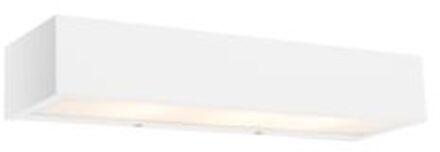 QAZQA Design Langwerpige Wandlamp Wit 35 Cm - Houx