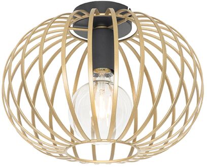 QAZQA Design plafondlamp messing 30 cm - Johanna Goud