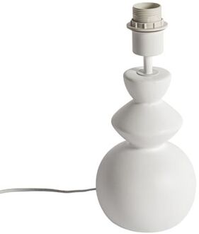 QAZQA Design Tafellamp Wit Keramiek 15 Cm Zonder Kap - Alisia