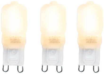 QAZQA G9 LED lamp CUTE PC 2.5W 200LM warmwit set van 3