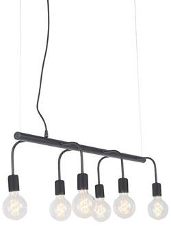 QAZQA Hanglamp facile - Zwart - Modern - L 1000mm