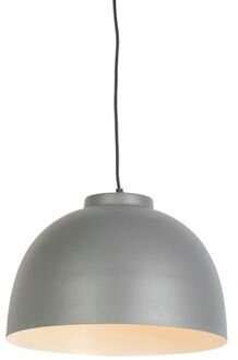 QAZQA hoodi - Hanglamp - 1 lichts - H 1400 mm - Grijs