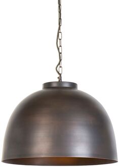 QAZQA hoodi - Hanglamp - 1 lichts - Ø 455 mm - Bruin