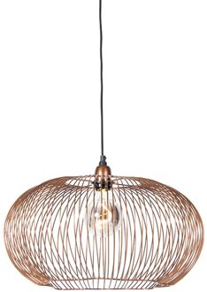 QAZQA Industriële hanglamp koper 49 cm - Finn