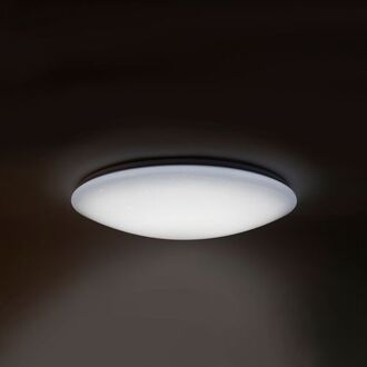 QAZQA LED plafondlamp 60cm stereffect met afstandsbediening - Extrema Wit