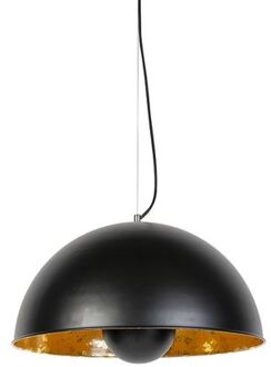 QAZQA magna - Hanglamp - 1 lichts - Ø 500 mm - Zwart