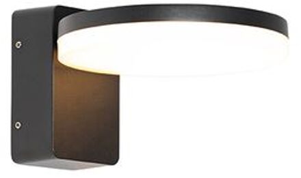 QAZQA Moderne Buiten Wandlamp Zwart Incl. Led Ip54 - Esmee
