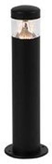 QAZQA Moderne Buitenlamp Zwart 40 Cm Ip44 Incl. Led - Roxy