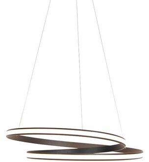 QAZQA Moderne hanglamp zwart 74 cm incl. LED - Rowan