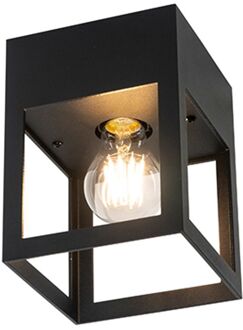 QAZQA Moderne plafondlamp zwart - Cela