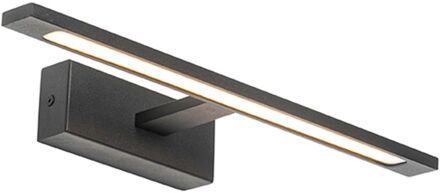 QAZQA Moderne Wandlamp Zwart 41,5 Cm Incl. Led Ip44 - Jerre