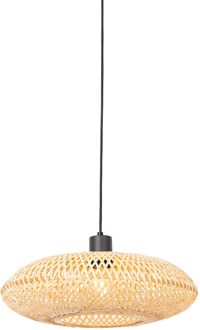 QAZQA Oosterse hanglamp bamboe 40 cm - Ostrava Wit