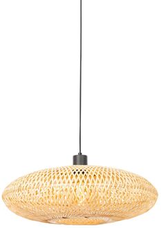 QAZQA Oosterse hanglamp bamboe 50 cm - Ostrava Wit