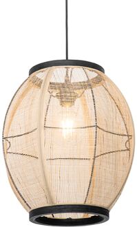 QAZQA Oosterse hanglamp bruin 35 cm - Rob