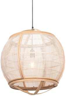 QAZQA Oosterse hanglamp bruin 50 cm - Pascal