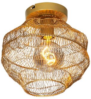 QAZQA Oosterse plafondlamp goud 25 cm - Vadi