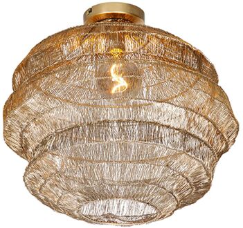 QAZQA Oosterse plafondlamp goud 45 cm - Vadi