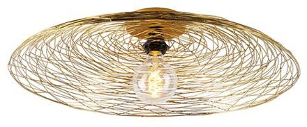 QAZQA Oosterse plafondlamp goud 60 cm - Glan