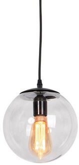 QAZQA Pallon 20 - Hanglamp - 1 lichts - H 1800 mm - grijs