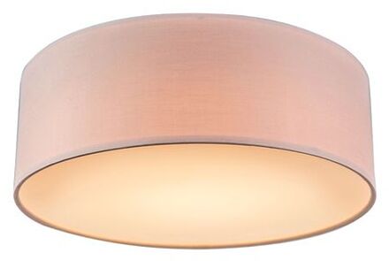 QAZQA Plafondlamp roze 30 cm incl. LED - Drum LED