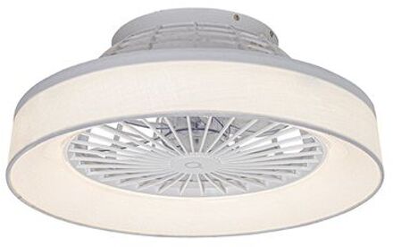 QAZQA Plafondventilator wit incl. LED met afstandsbediening - Emily