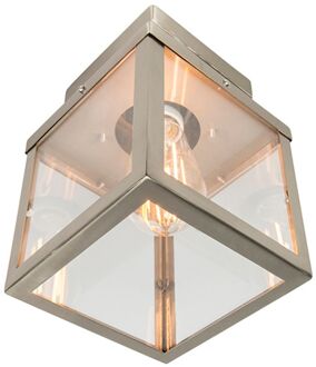 QAZQA rotterdam - Plafondlamp - 1 lichts - L 160 mm - Staal