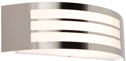 QAZQA sapphire wl - Wandlamp - 1 lichts - D 90 mm - Staal