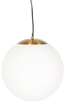 QAZQA Scandinavische Hanglamp Opaal Glas 40 Cm - Ball 40