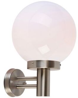 QAZQA Sfera - Wandlamp - 1 Lichts - 25 cm - wit