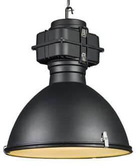 QAZQA Smart Industriële Hanglamp Zwart 53 Cm Incl. A60 Wifi - Sicko