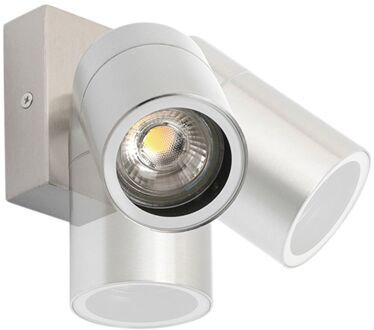 QAZQA solo - Wandlamp - 1 lichts - D 150 mm - Staal