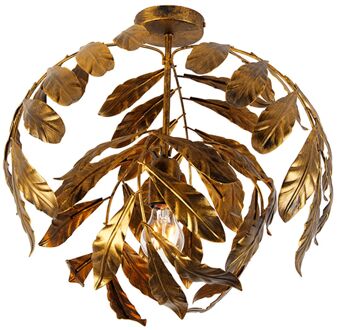 QAZQA Vintage plafondlamp antiek goud 45 cm - Linden