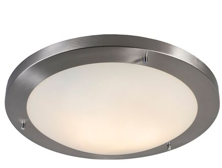 QAZQA Yuma 41 - Plafondlamp - 2 lichts - 410 mm - staal