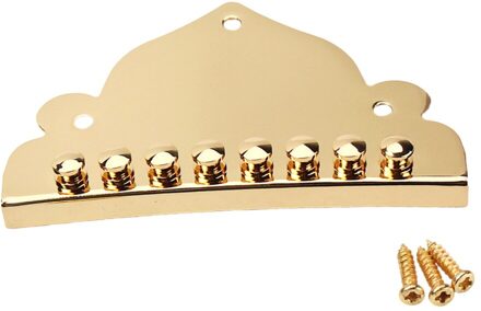 QB01 Golden Metal Mandoline Staartstuk Onderdelen Voor 8 String Mandoline Gitaar