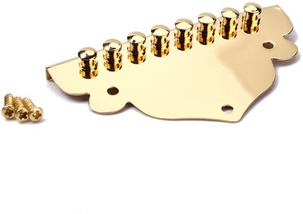 QB01 Golden Metal Mandoline Staartstuk Onderdelen Voor 8 String Mandoline Gitaar