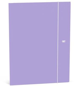 Qc colour - elastomap folio, lavendel paars