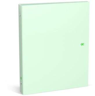 Qc colour ringband 23-rings, formaat a4, kleur pastel mint