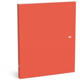 Qc colour - ringband a4 mini polyprop, 2 ringen, rood