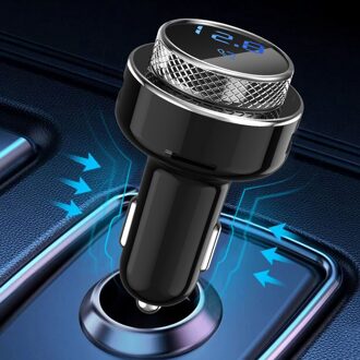 QC3.0 Quick Charger Auto Bluetooth 5.0 Fm-zender Handsfree Draadloze Tf/U Disk Mp3 Audio Speler Auto Accessoires