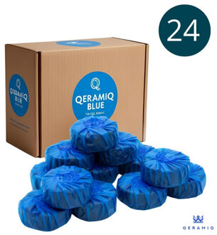 QeramiQ Blue Fresh Blocks - toiletblokjes - doos - 24 stuks SW1211203/SW1211203 Blauw