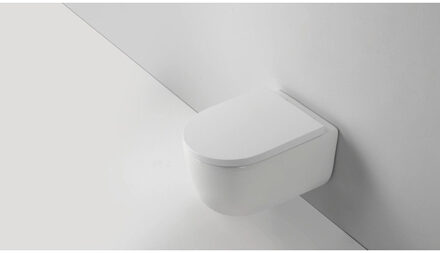 QeramiQ Dely Zitting - softclose - quickrelease - 35mm - mat wit E13/A15 UF seat Glossy_Matt White Wit mat