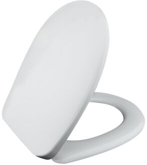 QeramiQ UniSeat Closetzitting - quickrelease - softclose - duroplast - 43.7x36.1x6.1cm - wit glanzend U112 Wit glans